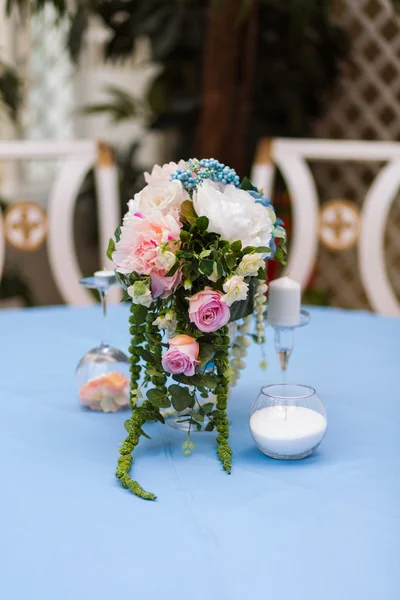 Decoração de recepção de casamento — Fotografia de Stock