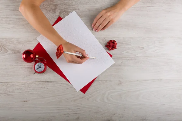 Cenário de decoração de Natal — Fotografia de Stock