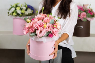 Güzel buketi çiçekçi