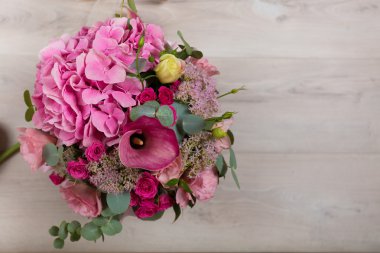 Güzel buketi çiçekçi