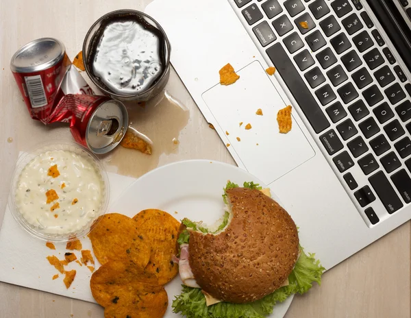 Luch at office — Stock Photo, Image
