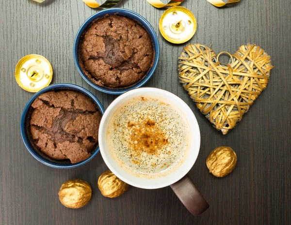 Chocolade woestijn — Stockfoto