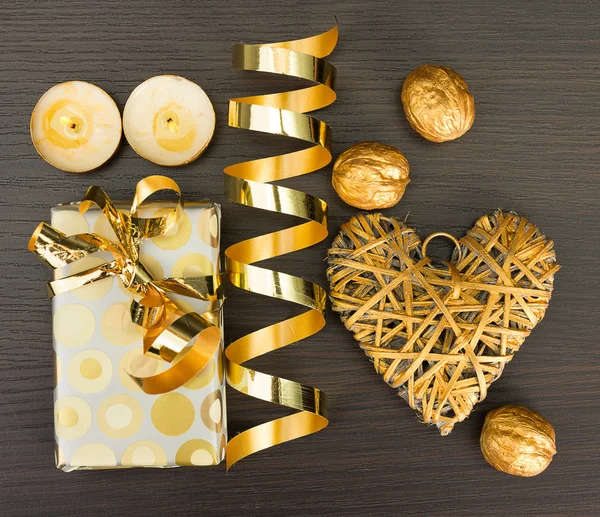 Golden presents — Stock Photo, Image