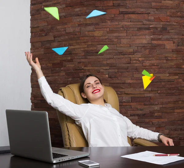 Office lady — Stock Photo, Image