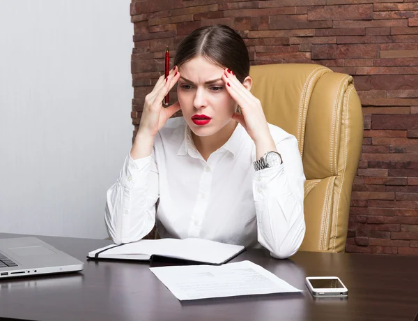 Office lady — Stock Photo, Image