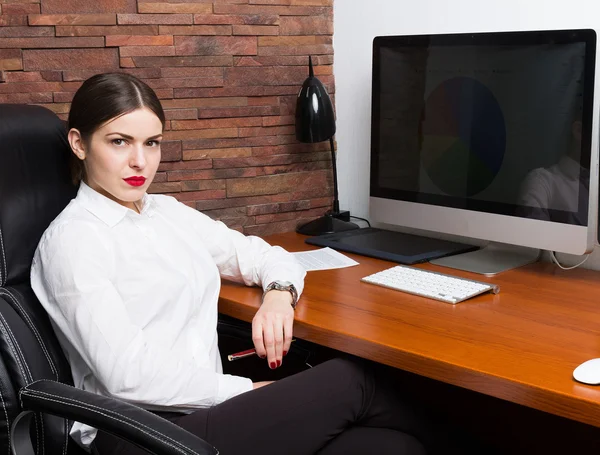 Office lady — Stock Photo, Image