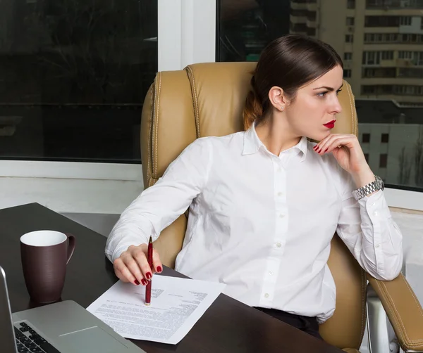 Office lady — Stock Photo, Image