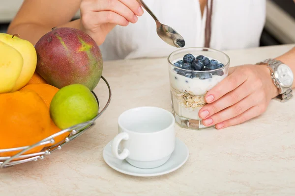 Gesundes Frühstück — Stockfoto