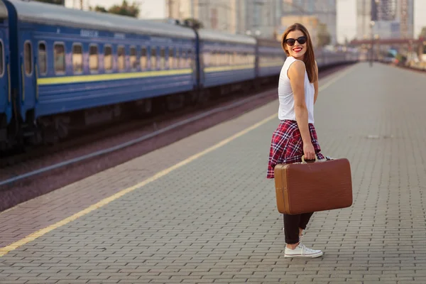 Railway station — Stock Photo, Image