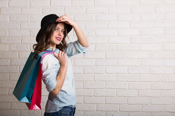 Elegante ragazza boho — Foto Stock