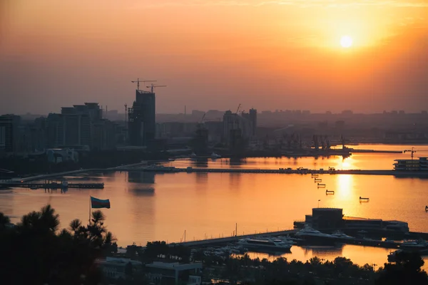 Panorama orașului Baku, Azerbaidjan — Fotografie, imagine de stoc