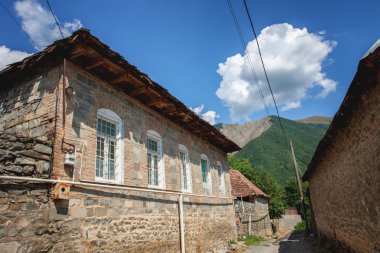 sokak Şəki Azerbaycan Kervansaray mimarisinde