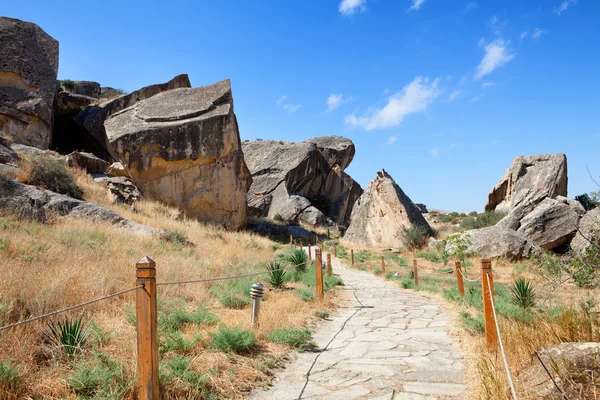 Qobustan national park in Azerbaijan — Stock Photo, Image