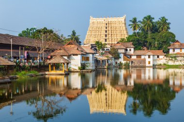 Sri Padmanabhaswamy temple in Trivandrum Kerala India clipart