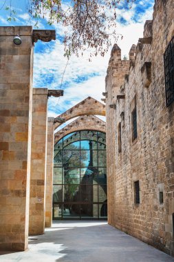 Barcelona, Spain - April 17, 2016: Maritime Sea Museum of Barcelona