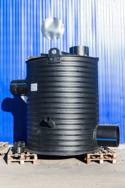 arıtma tesisi açık havada dışarıda ambar