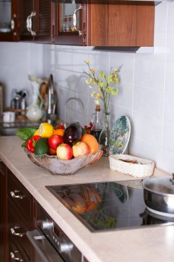 Modern mutfak ışık daire