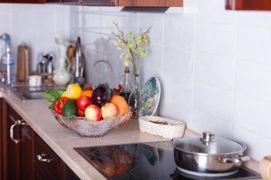 Modern mutfak ışık daire