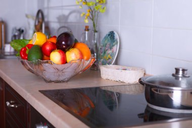 Modern mutfak ışık daire