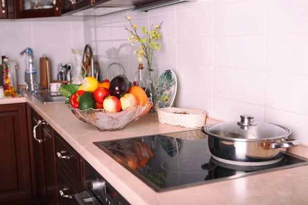 Modern mutfak ışık daire