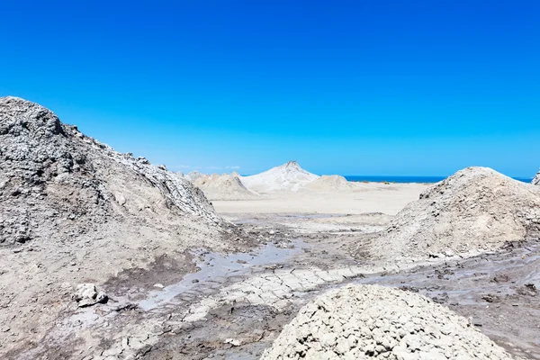 Gobustan mud volcano in Azerbaijan Royalty Free Stock Photos
