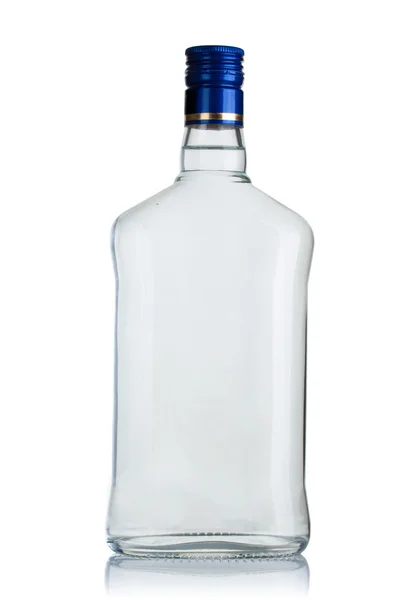 Volle Flasche Wodka — Stockfoto