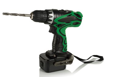 beyaz arkaplanda tornavida