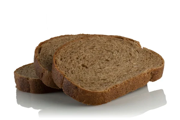 De sneetjes roggebrood — Stockfoto