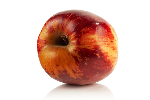 Reifer Saftiger Roter Apfel Auf Weißem Hintergrund — Stockfoto