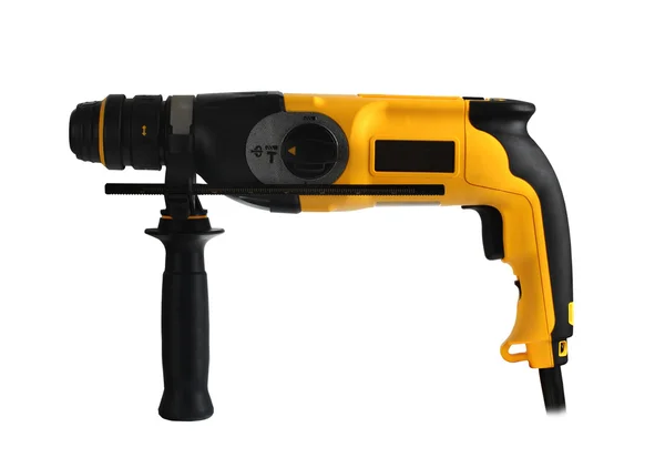 Professional rotary hammer with a drill — Stock Photo, Image