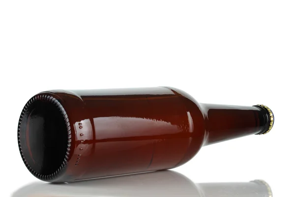 棕色瓶啤酒 — 图库照片