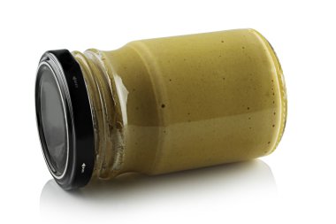 Hardal bir kavanoz içinde