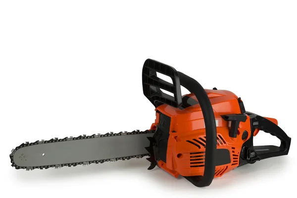 Chainsaw, on a white background. — Stock Photo, Image