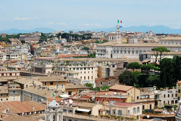 维托里奥埃纪念碑从罗马鸟瞰图 — 图库照片