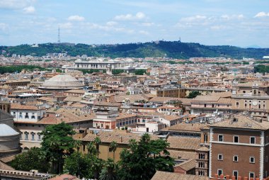 vittorio emanuele Monument Roma havadan görünümü
