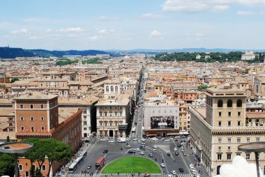 vittorio emanuele Monument Roma havadan görünümü