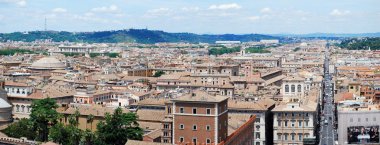 vittorio emanuele Monument Roma havadan görünümü