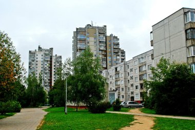 vilnius şehirdeki beton ev