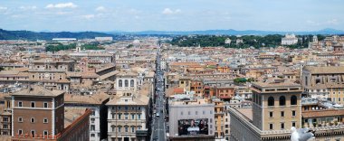 vittorio emanuele Monument Roma havadan görünümü