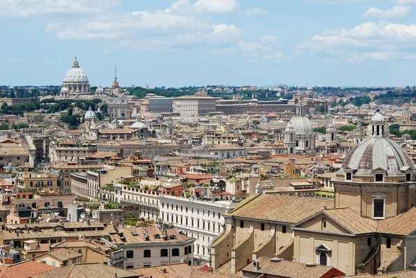 Rome aerial view from Vittorio Emanuele monument — Stock Photo, Image