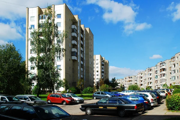 Vilnius stad pasilaiciai distriktet tegelhus — Stockfoto