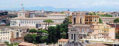 vittorio emanuele Monument Roma havadan görünümü