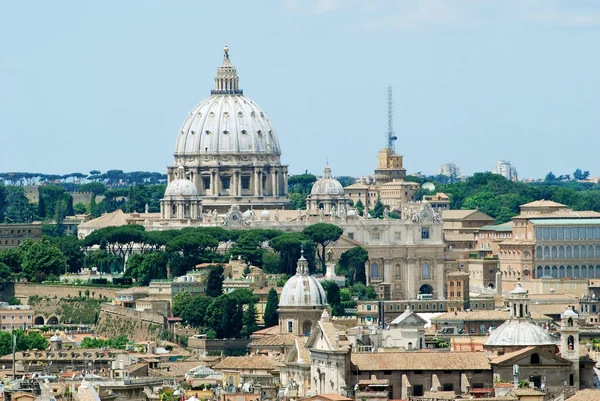 Rome aerial view from Vittorio Emanuele monument — Stock Photo, Image