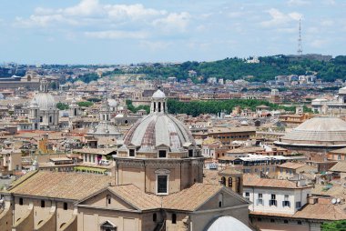 vittorio emanuele Monument Roma havadan görünümü
