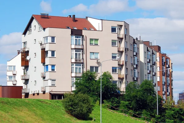 Vilnius cidade casa residencial em Pasilaiciai — Fotografia de Stock