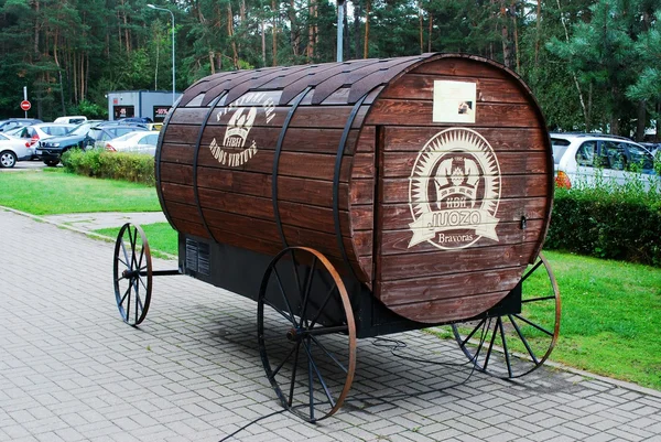 Juozo bravoras barrel for kvass — Stock Photo, Image