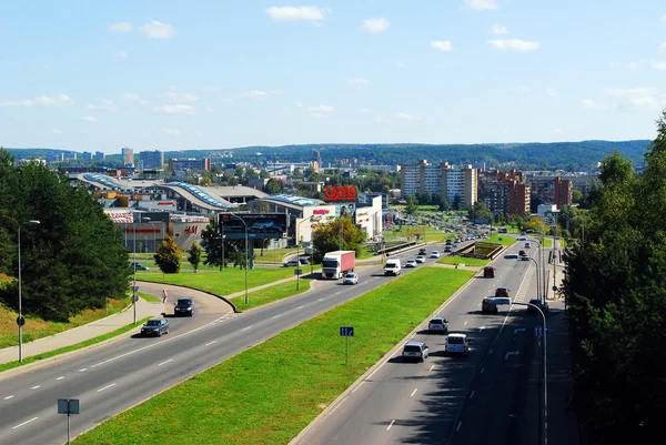 Ozas nákupní centrum ve městě Vilnius — Stock fotografie