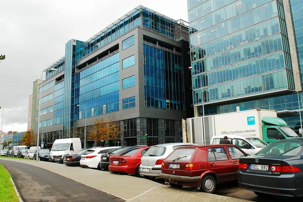 Vilnius city center new offices and houses — Stock Photo, Image