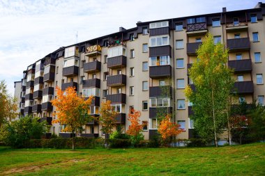 Vilnius öğleden sonra saat adlı Baltrusaicio Caddesi