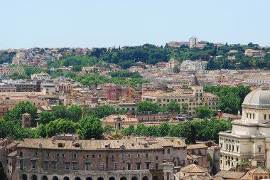vittorio emanuele Monument Roma havadan görünümü